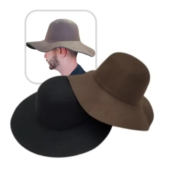 Kit Chapéu Cata Ovo  Masculino Caminhoneiro Tradicional Feltro Macio Chapeu Muladeiro Batateiro