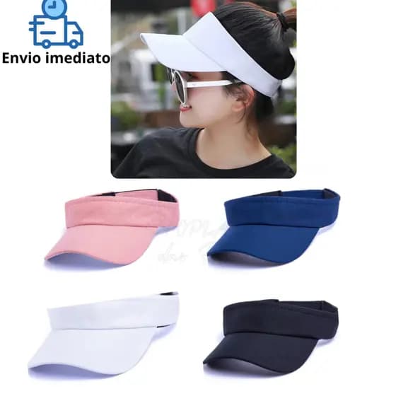 Boné Viseira Lisa Masculina Feminina Ajustável Aba Curva Praia Verão Esportiva Varias Cores