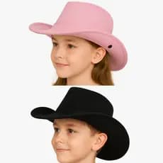 Chapéu Infantil Cowboy Country Menina Menino Festa Junina Boiadeira Rodeio