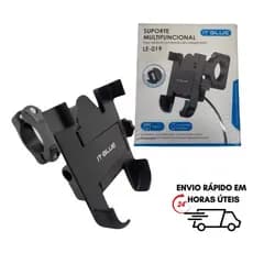 Suporte Veicular Multifuncional IT-BLUE L-01Y | Suporte de Celular para Moto 360° Universal
