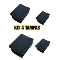 Kit 4 X Tampa Cega Tecla Painel Volkswagen Constellation Vw