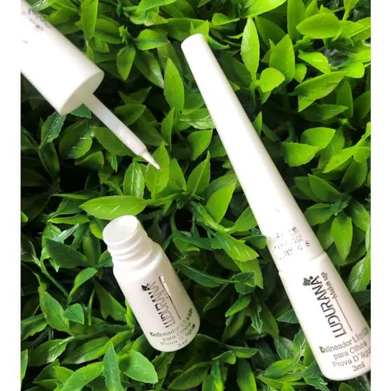 Delineador Líquido Para Olhos Prova D'água Branco - Ludurana