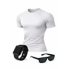 Kit Camisa Dry Fit Anti Suor Proteção Uv + Relógio Digital + Óculos – Promoção
