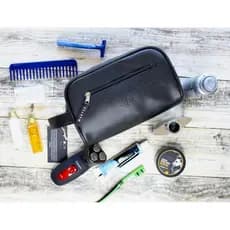 Necessaire  com Alça De Mão Maktub Masculina Premium Executiva Viagem comporta barbeador perfume
