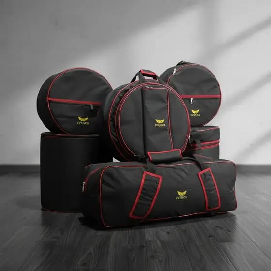Capa Bag Kit Bateria 8 Peças Premium Line Evance