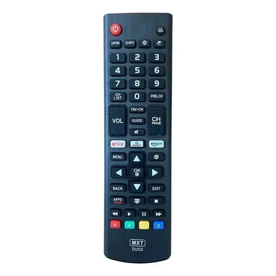 Controle Remoto 2 Em 1 Compatível Com LG E Samsung CO1116 MXT