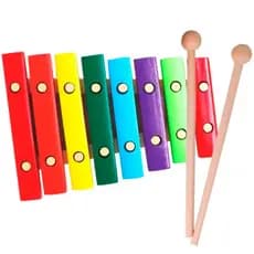 Xilofone Infantil PHX Mini 8 Notas Colorido XL8-3