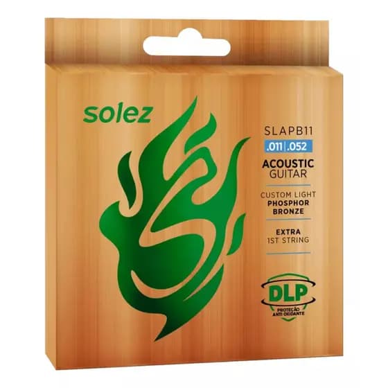 Encordoamento Solez Violão Bronze Modelos SLAPB10 - SLAPB11