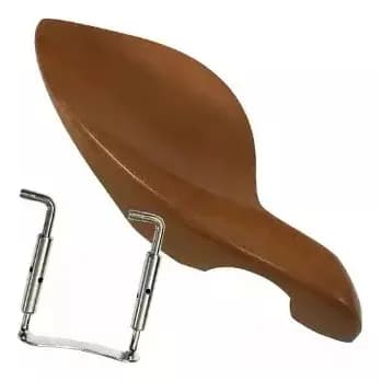 Queixeira Para Violino 3/4 E 4/4 Madeira Wood Natural Mustang Phx