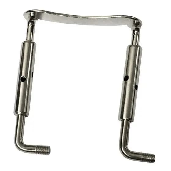 Suporte Para Queixeira de Violino/Viola Cromado Mustang Phx