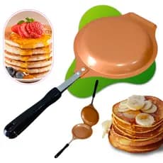 Panela Panqueca Pancake Antiaderente Tapioca Crepe Manual