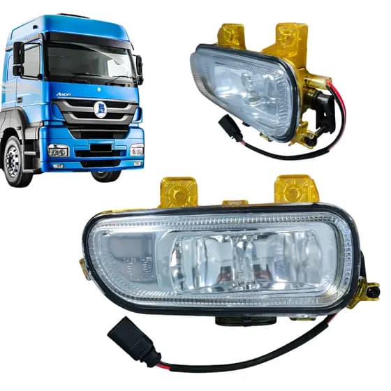 Farol axiliar 24v H3 caminhão Axor branco variação direito e esquerdo