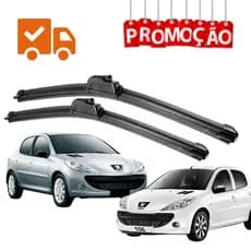 Par de Palheta Limpador Parabrisa Dianteiro Peugeot 206 207 Envio Rapido