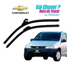 Par Palheta Limpador Celta GM Para-brisa 2001 2002 2003 2004 2005 2006 Chevrolet