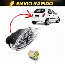 Lanterna Luz de Placa + Lampada LED Chevrolet Celta 2007 a 2014 Corsa 1994 a 2004 Kadett 1994 a 2003