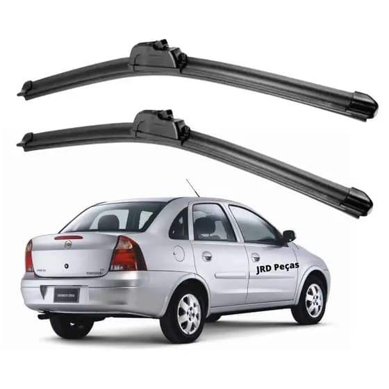 Par Palheta Limpador Parabrisa Corsa Sedan 2005 2006 2007 2008 2009 2010 2011 2012 Chevrolet
