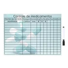 Imã de Geladeira - Controle de Medicação - Remédios