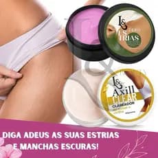 Kit Creme Zero Estrias + Creme Clareador Axilias E Virilhas