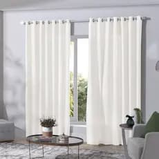 Cortina Duo Total Monaco 540x280m Branco Cor 12  - Bella Janela
