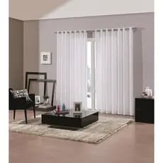 Cortina Duplex Bellini 660x250m Branco  - Bella Janela