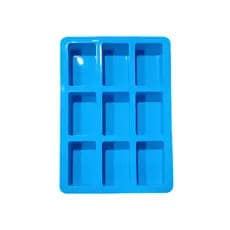 Forma Silicone Retangular 9 Cavidades