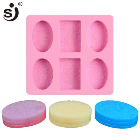 Formas De Silicone Para Sabonete (molde Sabonete) Artesanal