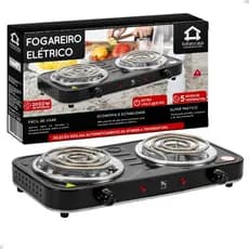Fogareiro Elétrico Serpentina 2 Bocas 2000w Portátil 127V