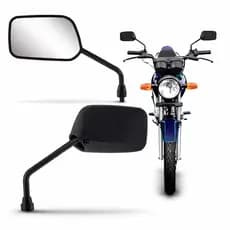 Par Retrovisor Espelho Modelo do Original quadrado Honda Titan Fan 125/150