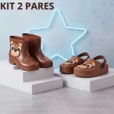 Kit 2 Pares Masculino Infantil Cachorrinho Lançamento Estiloso E Confortável Envio Imediato