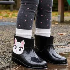 Galocha Infantil Menina Bebê Gatinha Botinha De Chuva Inverno Original Envio Imediato