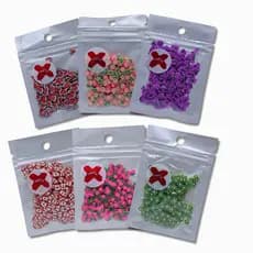 kit 6 pacotes de Charminho para Decoração de Slime, Unha, Balão - Make +