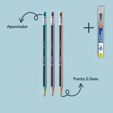 Lapiseira College 2.0mm Tris com tubo de Grafite