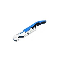 Saca-rolha Manual Profissional Abridor De Vinho E Garrafas Cor Azul