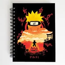 Sketchbook Caderno Naruto Desenho Aquarela A6 ou A5 Anime 90g ou 120g ou 240g Flexível