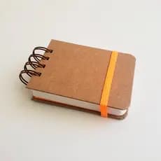 Mini Sketchbook Desenho e Aquarela 11x8cm - 300g Montval 40 folhas Neon Laranja