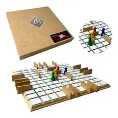 Jogo de Tabuleiro Mini Bloqueio 4 Cores - Mitra - 6 anos