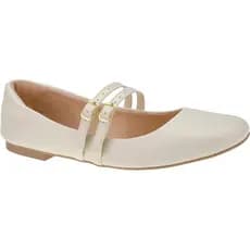 Sapatilha Feminina Bailarina Confortável Tiras Fivela Sapato Tendencia Elegante Moda Outono Inverno