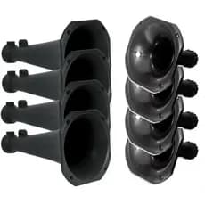 Kit 4 Cone Corneta Boca Longa Ou Curta C/ Rosca Driver