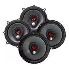 Kit 4 Alto Falante Bomber Bbr Fiat Palio 6 E 5 Pol 200w Rms