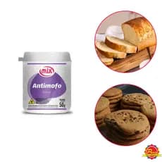 Antimofo Mix 50g Para Pães Bolos Biscoito Massas Panificação em Geral - Mix