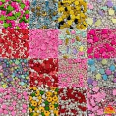 Confeitos de Açúcar Artesanais 100% Comestíveis Sprinkles 50g Diversas Opções - Jady