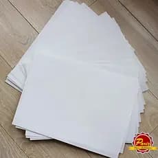 10 Papel Arroz Branco A4 - 10 Unidades