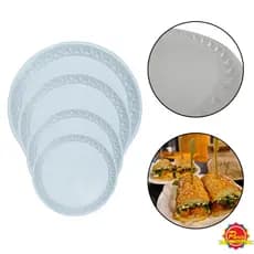 KIT 10 a 50 Prato de Isopor Diversos Descartável para Bolo Salgados Refeições Frios - Meiwa