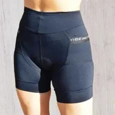 Bermuda Short de Ciclismo Feminina Forro Espuma Mulher Bike Reforçada e Acolchoada Bicicleta