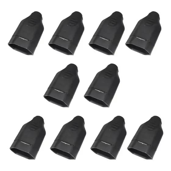 Tomada Plug Fêmea Pino 10A 250V 2P Preto kit 100 Peças