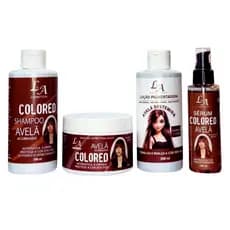 Combo Completo Tonalizante Avelã Marrom Intenso 4 em 1 - Shampoo Condicionador Máscara e Sérum Avelã