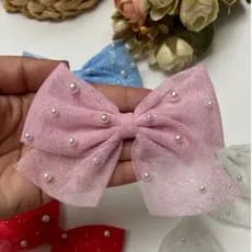 laço tule- laco infantil- laço festa- laço de cabelo
