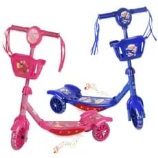 Patinete Infantil com Música e Luzes para Meninos e Meninas