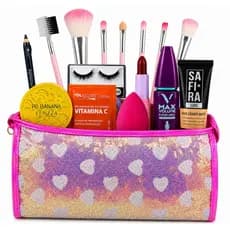 Kit Maquiagem Completo Empreendedora Com Necessaire