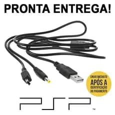 Cabo Usb Psp Carrega E Transfere Dados Sony 1000 2000 3000!